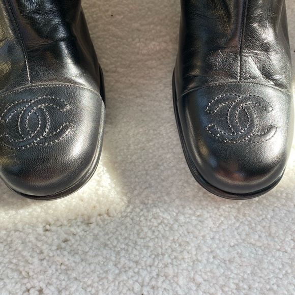 Chanel leather boots - Picture 1 of 16